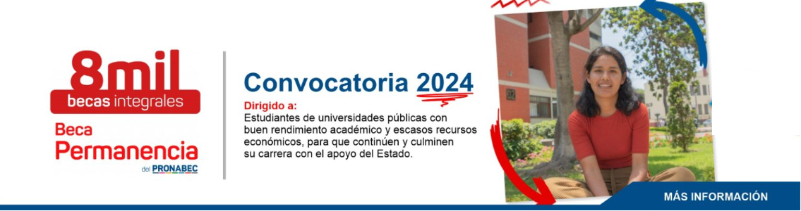 Beca Permanencia - PRONABEC - 2024