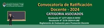 Ratificación docente 2024