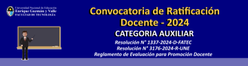 Ratificación docente 2024 - Auxiliar